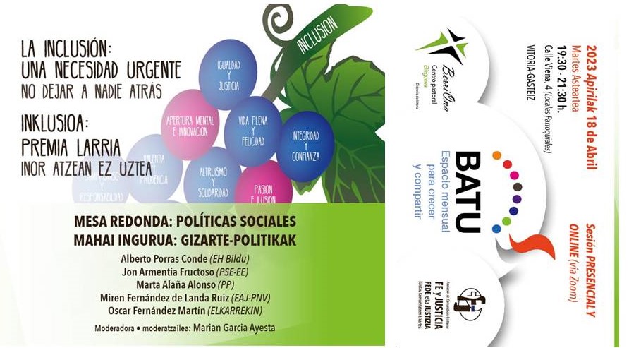 imagen Mesa redonda con representantes partidos político